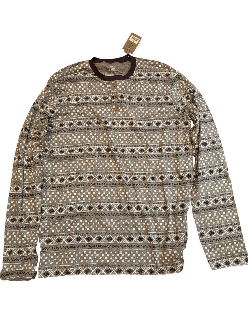 Honest Men's Holiday Pajama Shirt